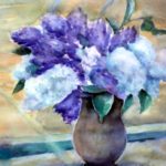 syrener i brun vase