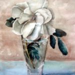 gardenia i glasvase