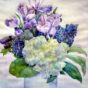 Krokusser og hortensia