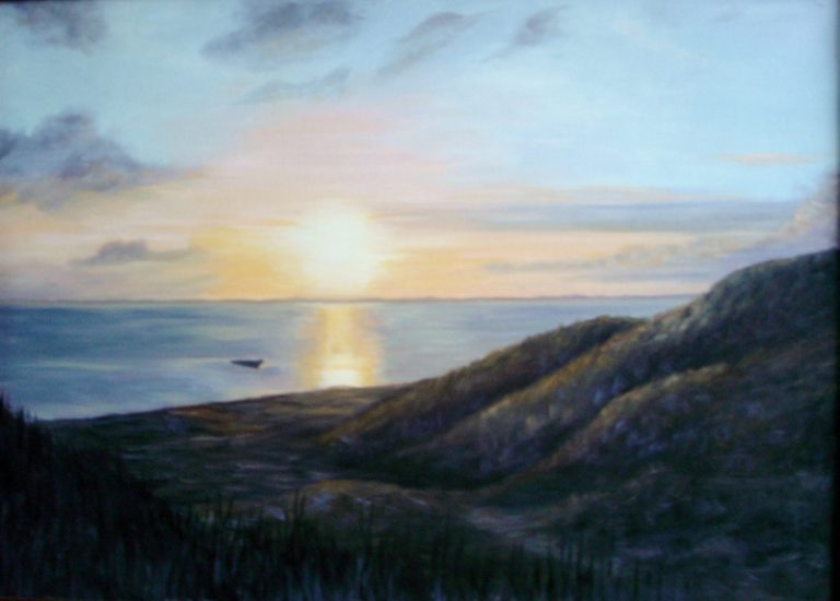 Solnedgang ved Ejsingholm