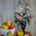 blomster og æbler
